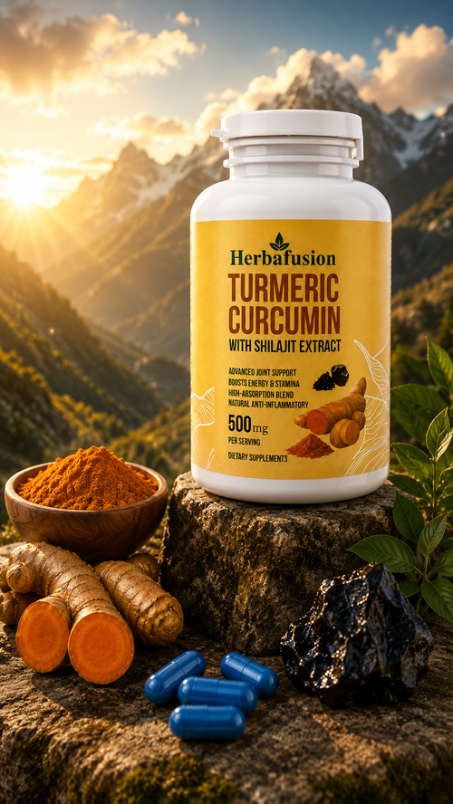 Turmeric Curcumin and Shilajit Supplement