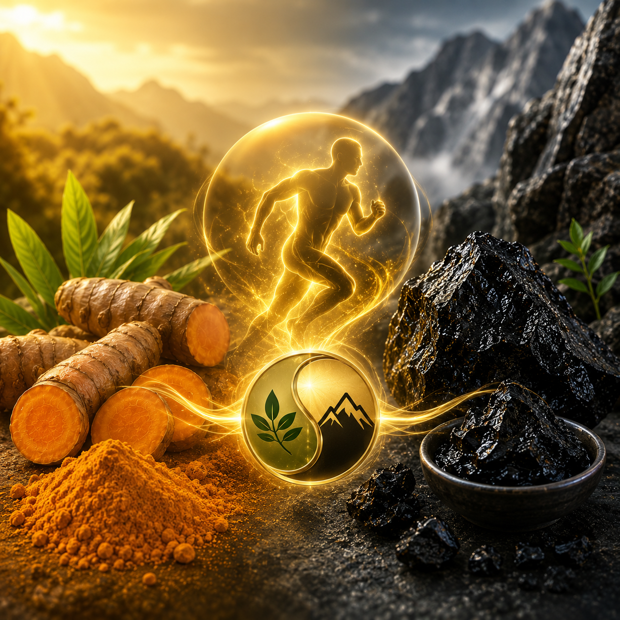 HerbaFusion Turmeric and Shilajit Supplement