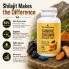 Herbafusion Turmeric Curcumin Supplement with Shilajit Extract – 500 mg